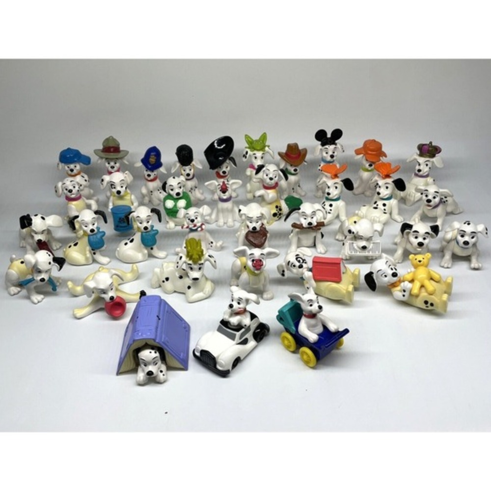 1996 McDonalds Disney 101 Dalmatians‎ Happy Meal Toys Dog Figures Lot of 36